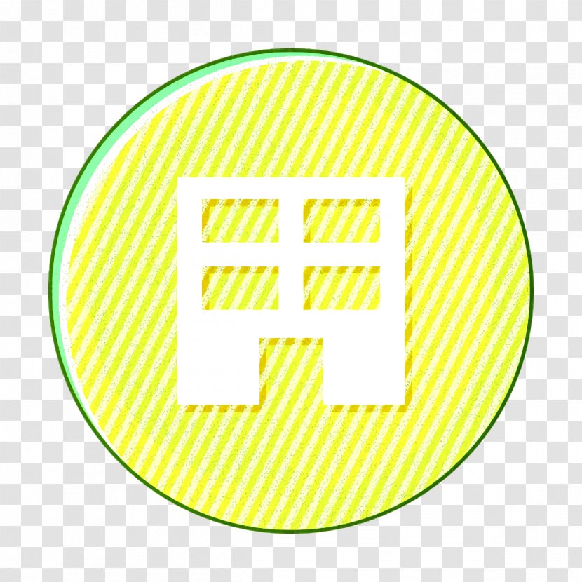 Building Icon Business Company - Yellow - Logo Symbol Transparent PNG