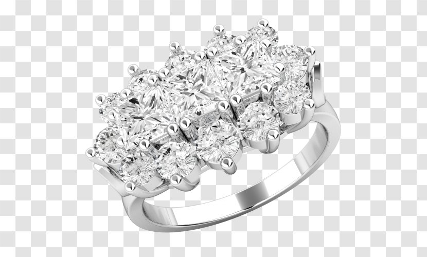 Engagement Ring Diamond Cut Gold - Emerald Transparent PNG