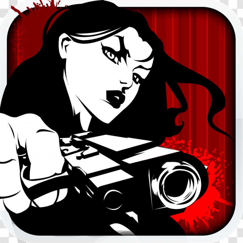 Firearm Woman Royalty-free - Heart - GANGSTER Transparent PNG