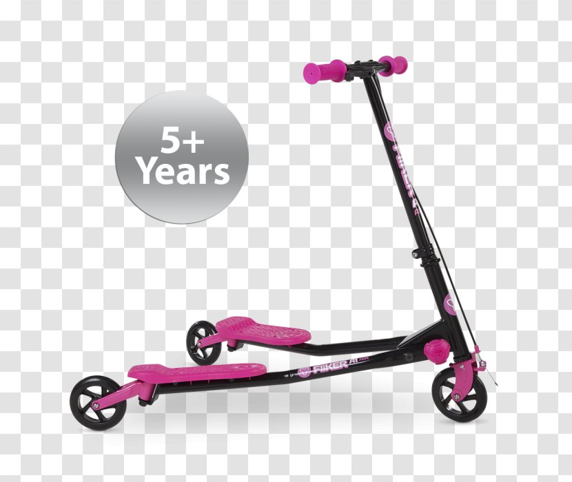 Kick Scooter YouTube Wheel Freestyle Scootering - Stuntscooter - Pink Series Transparent PNG