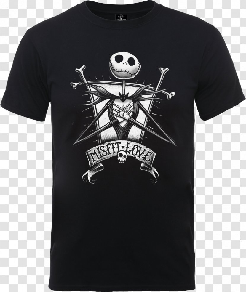T-shirt Jack Skellington Hoodie Clothing - Sweater - Disney Vip Club Transparent PNG