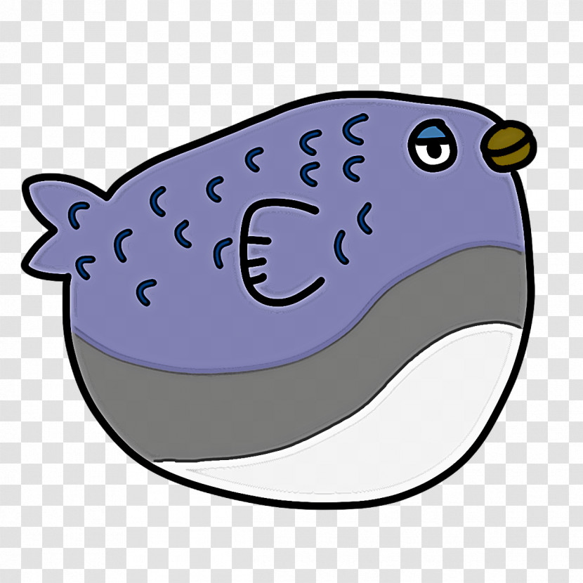 Fish Ray-finned Fishes Beak Hearing Purple Transparent PNG