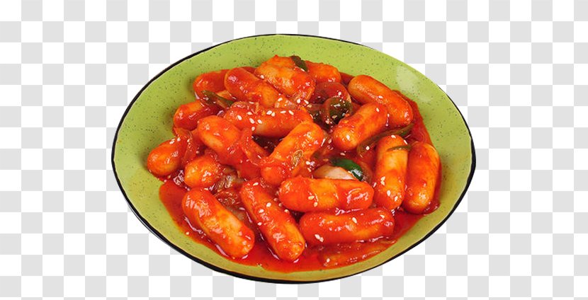 Tteok-bokki Rice Cake Nian Gao Chinese Cuisine Sweet And Sour - Spice - Spicy Fried Kimchi Transparent PNG
