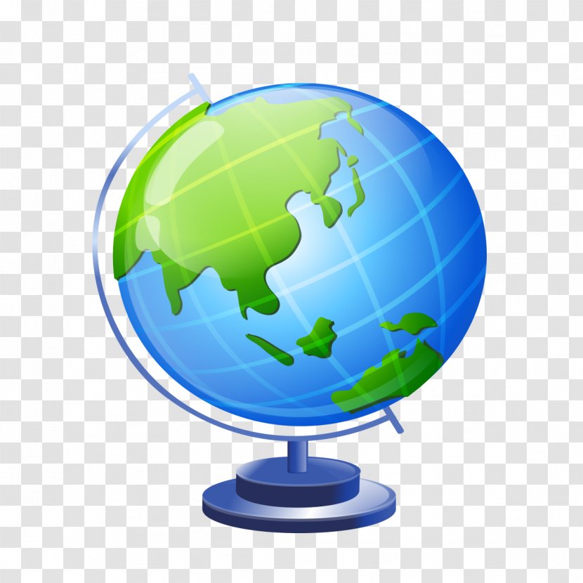 Earth Globe Blue Transparent PNG