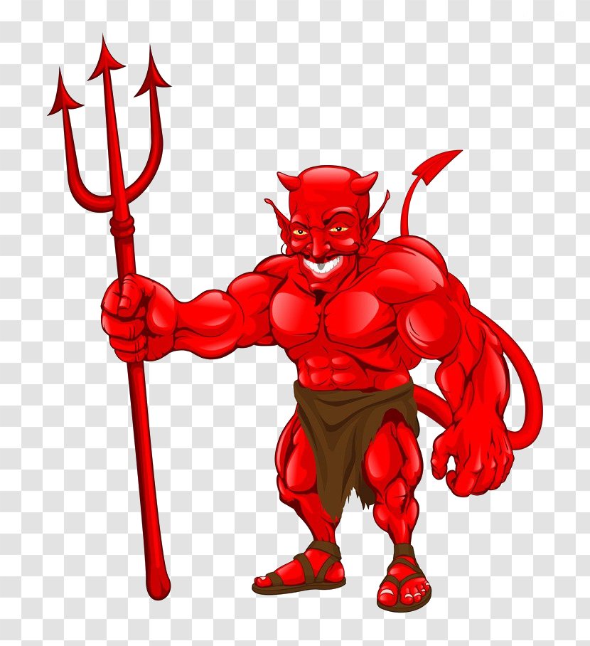 Devil Royalty-free Illustration - Tree - Hold The Fork Of Monster Transparent PNG