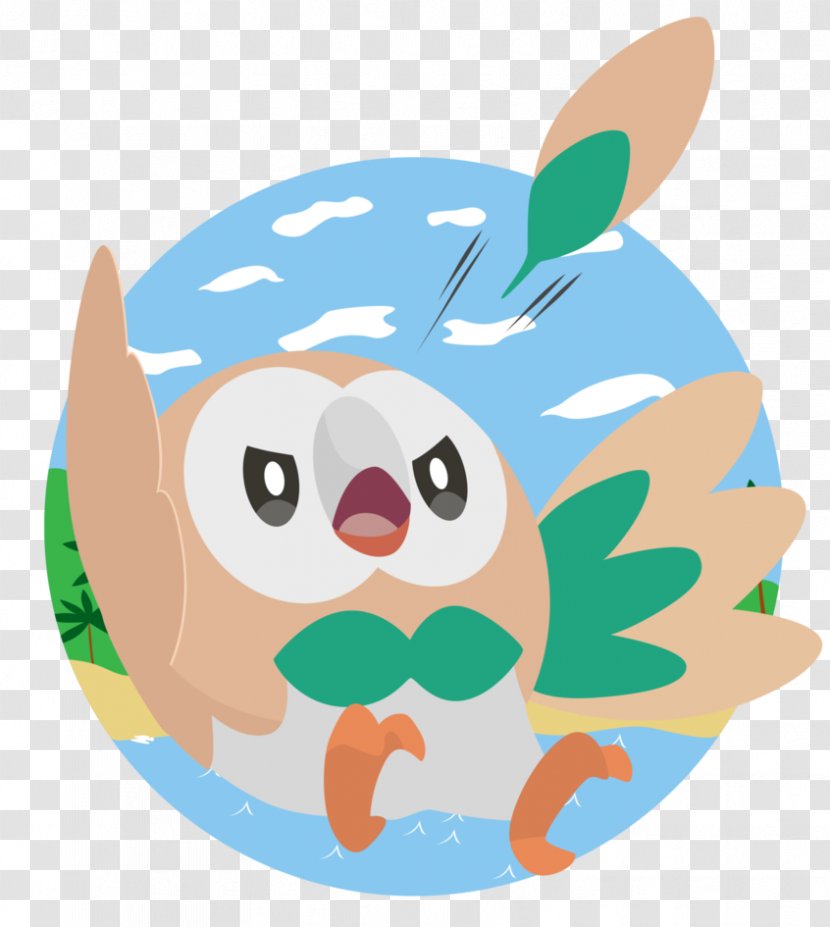 Pokémon Sun And Moon Rowlet - Pok%c3%a9mon - Sketch Transparent PNG