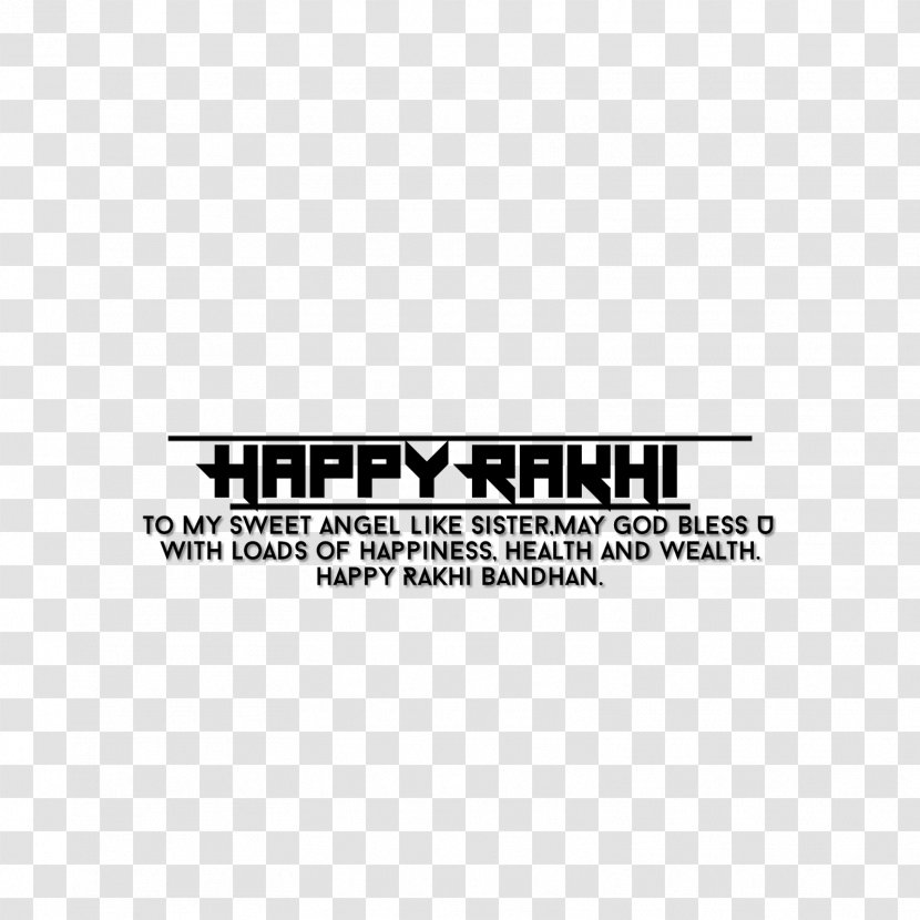 Logo Plain Text Festival Raksha Bandhan Font Transparent PNG