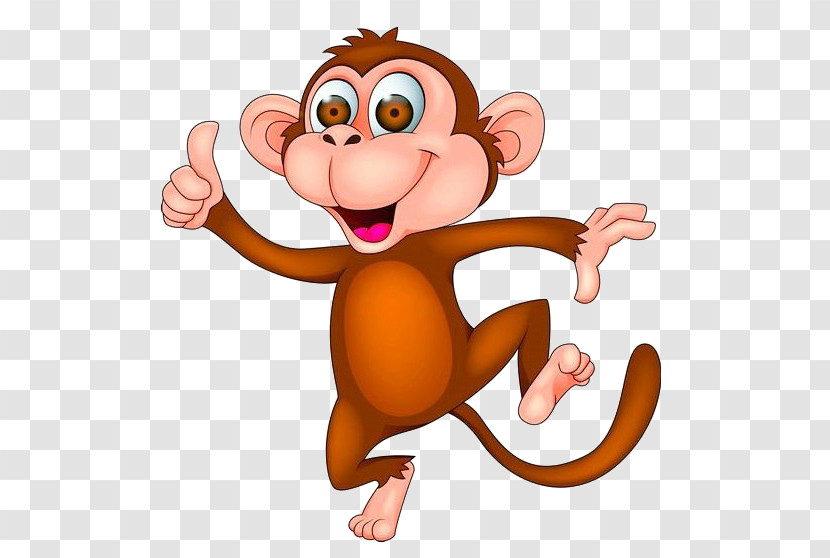 Cartoon Animation Old World Monkey Tail Transparent PNG