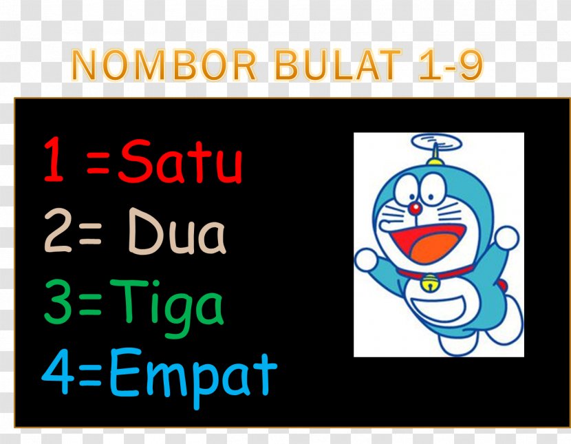 English Doraemon Spanish Portuguese Logo - Brand - Nombor Transparent PNG