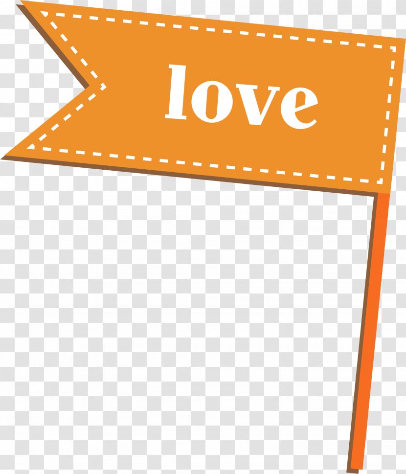 Orange Small Flag - Brand - Pattern Transparent PNG