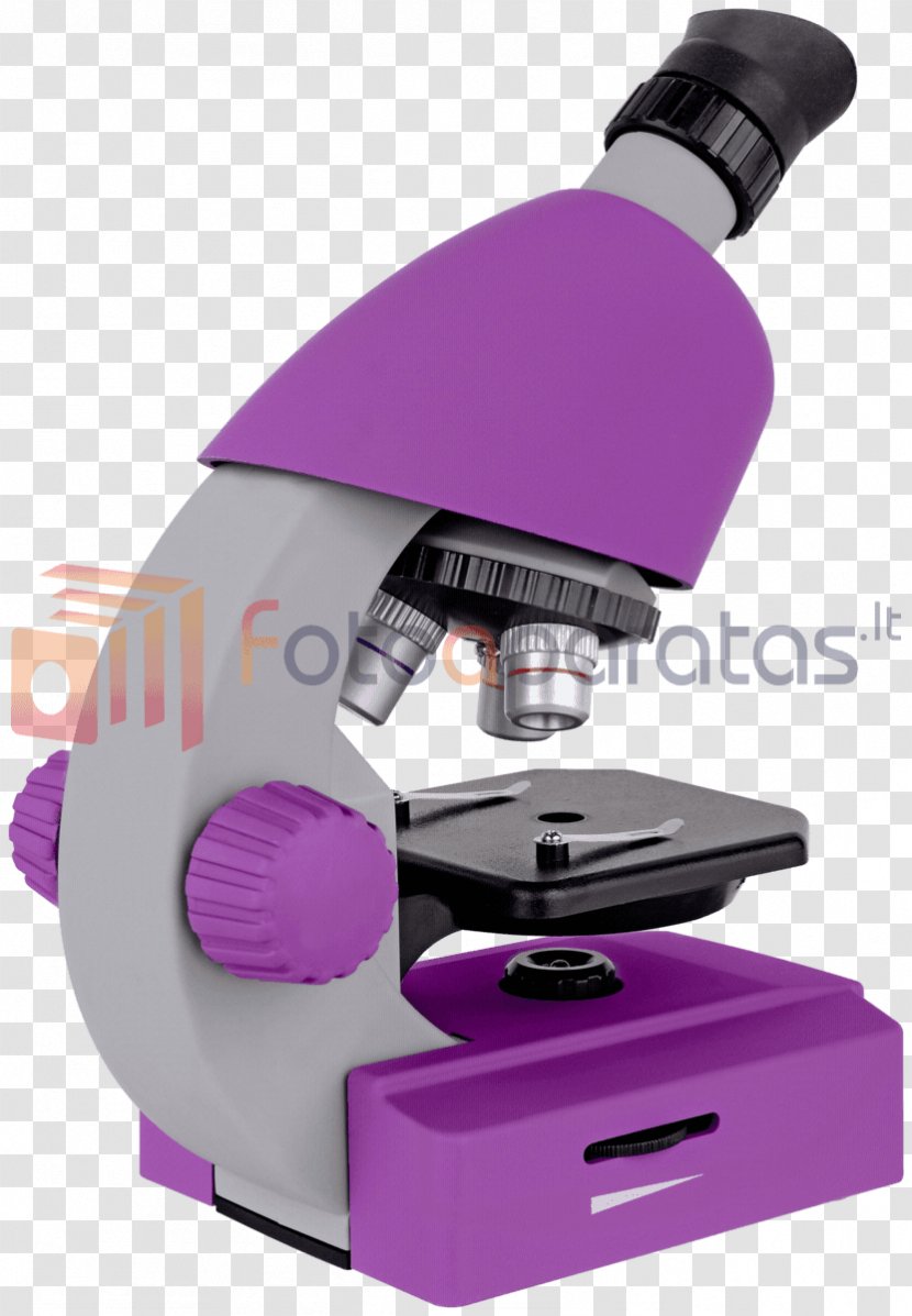 Bresser 40 Junior Microscope 40X-640X Microscope, Blue 70123 40-640x ExploreOne - Optical Transparent PNG
