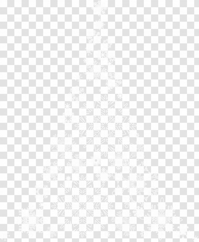 White Black Angle Pattern - Monochrome Photography - Cartoon Gray Snowflake Transparent PNG