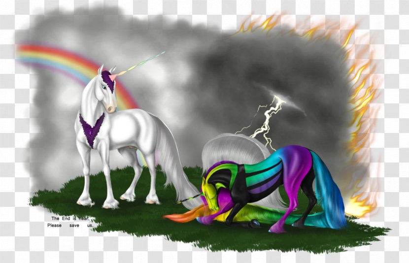 Mane Unicorn Desktop Wallpaper Cartoon - Computer - Summer Solstice Transparent PNG