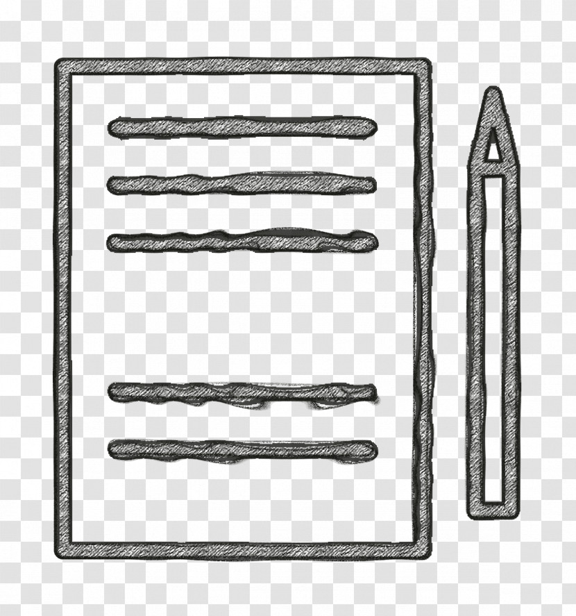 Paper And Pencil Icon Education Icon Real Assets Icon Transparent PNG