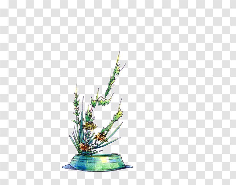 Designer Illustration - Tree - Hand-painted Floral Decoration Transparent PNG