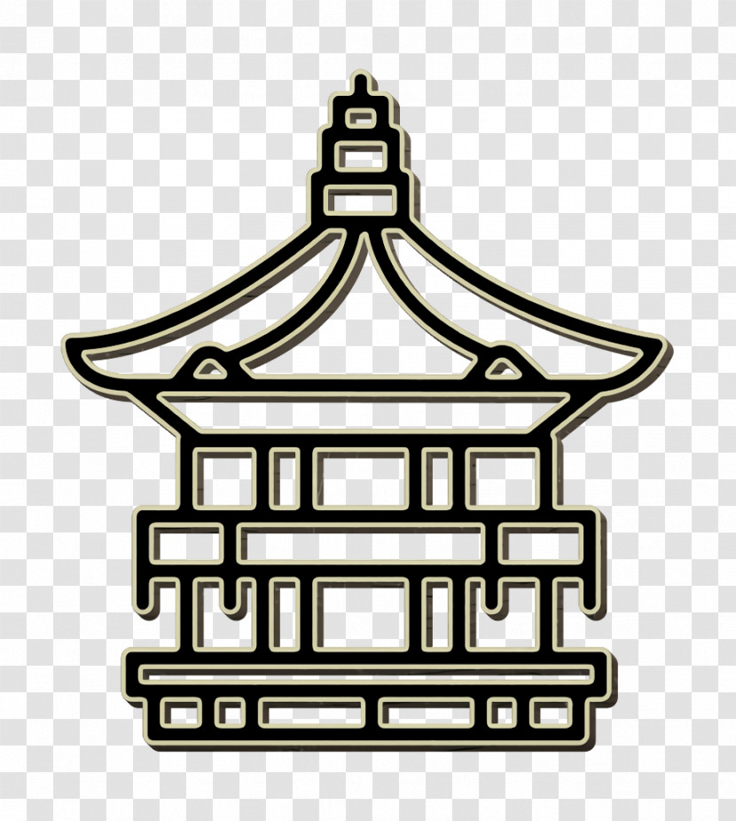 Monuments Icon Pagoda Icon Transparent PNG