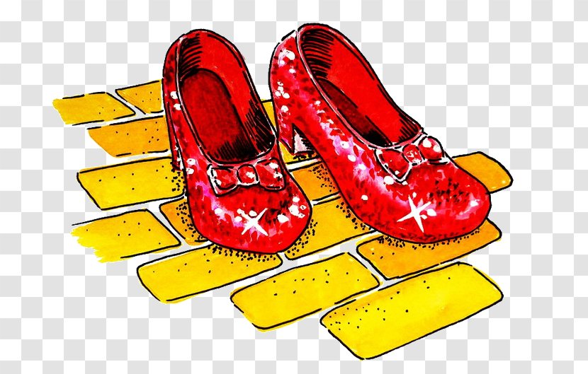 Dorothy Gale Ruby Slippers The Wonderful Wizard Of Oz Glinda - Shoe Transparent PNG
