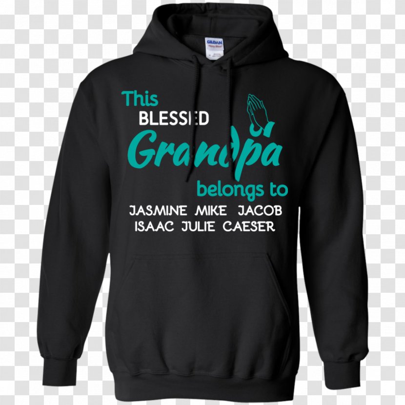 Hoodie T-shirt Name Meaning - Hood - Black Grandfather Grandchildren Transparent PNG