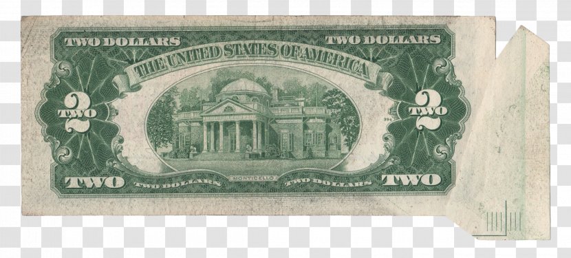 United States Two-dollar Bill One-dollar Banknote Note Dollar Transparent PNG