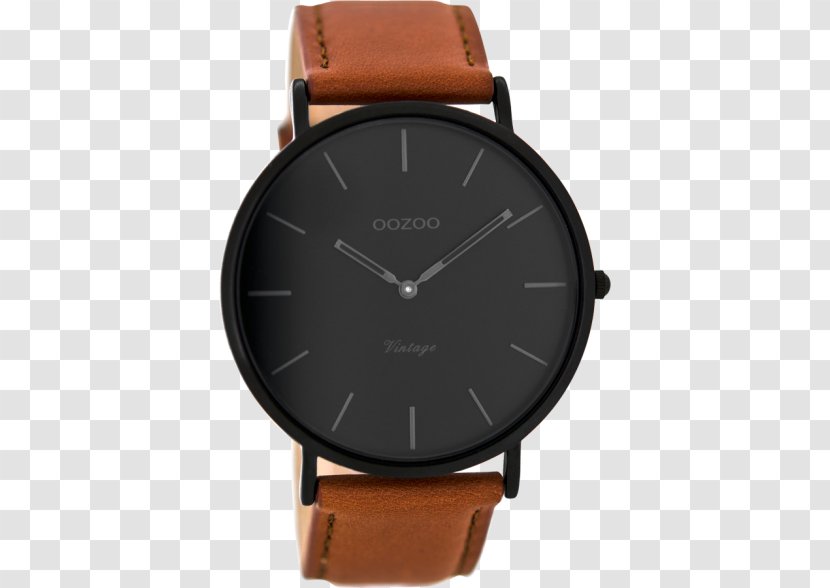Watch Strap Quartz Clock - Leather Transparent PNG