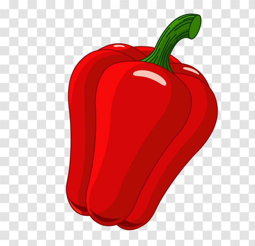 Chili Pepper Bell Cayenne Pimiento - Strawberry - Red Transparent PNG