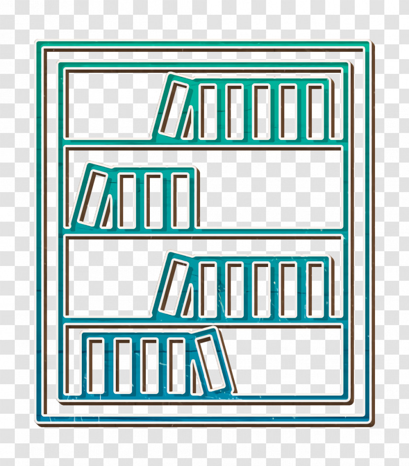Bookcase Icon Furniture And Household Icon Interiors Icon Transparent PNG