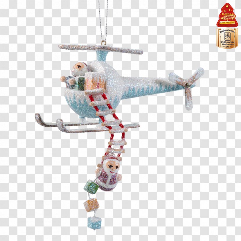 Helicopter Rotor Airplane Christmas Ornament Toy - Day - Hand Painted Hamburgers Transparent PNG
