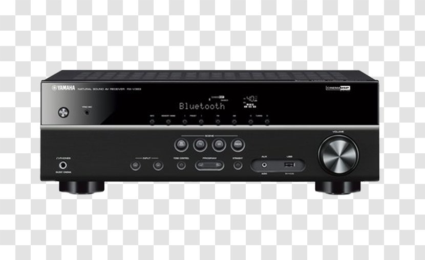 YAMAHA YHT-1810 Black AV Receiver 5.1 Surround Sound Home Theater Systems Yamaha HTR-2071 - Audio - Rx 125 Transparent PNG