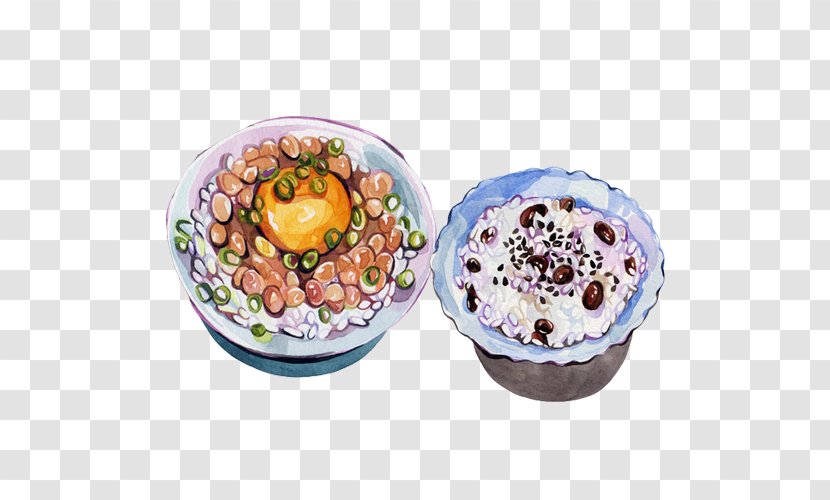 Fried Rice Asian Cuisine Japanese Cooked Nattu014d - Hand Painting A Variety Of Stock Image Transparent PNG