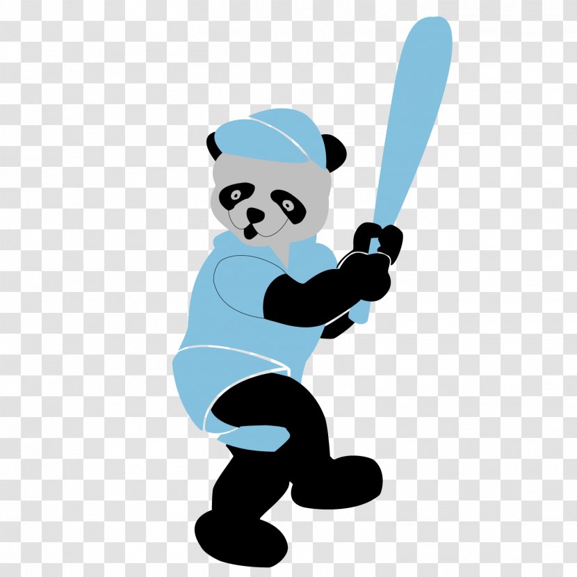 Baseball Sport Motion - Designer - Playing Panda Transparent PNG