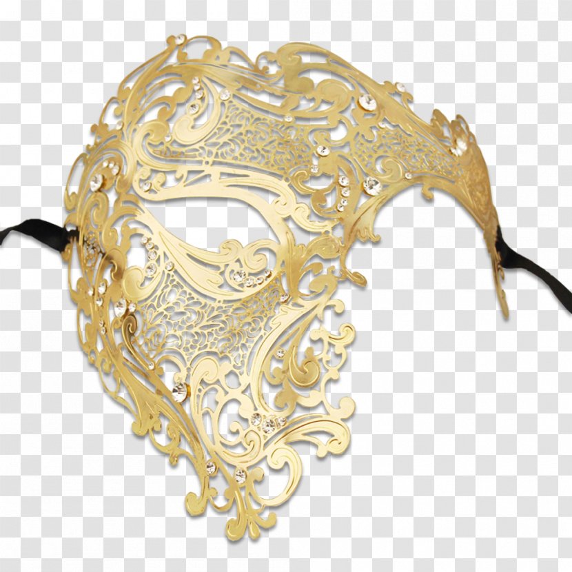 Mask Masquerade Ball Balaclava Gold - Clothing Accessories Transparent PNG