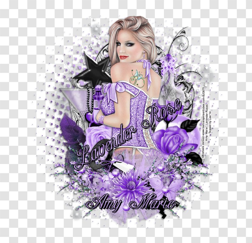 Fashion Illustration Fairy - Violet Transparent PNG