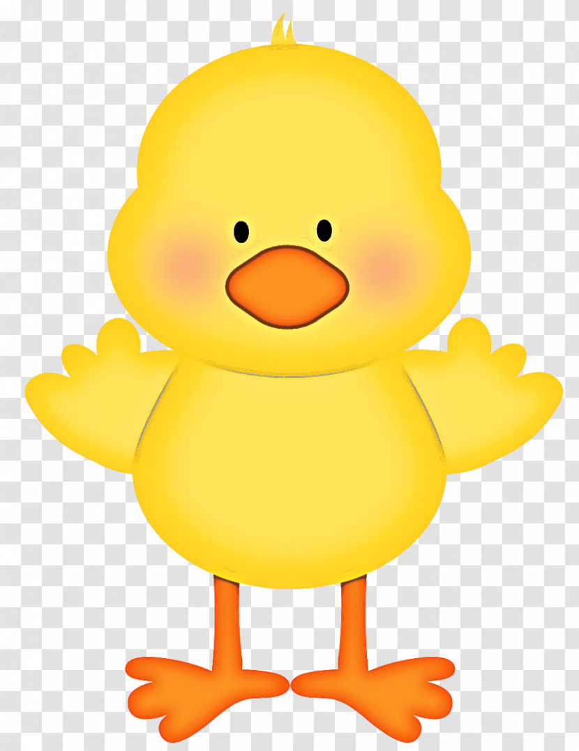 Duck Yellow Cartoon Ducks, Geese And Swans Bird Transparent PNG