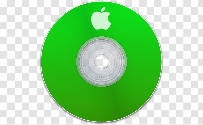Compact Disc DVD - Technology - GREEN APPLE Transparent PNG