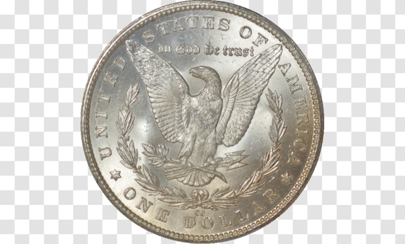 Dollar Coin Quarter Silver Morgan - Eucalyptus Transparent PNG