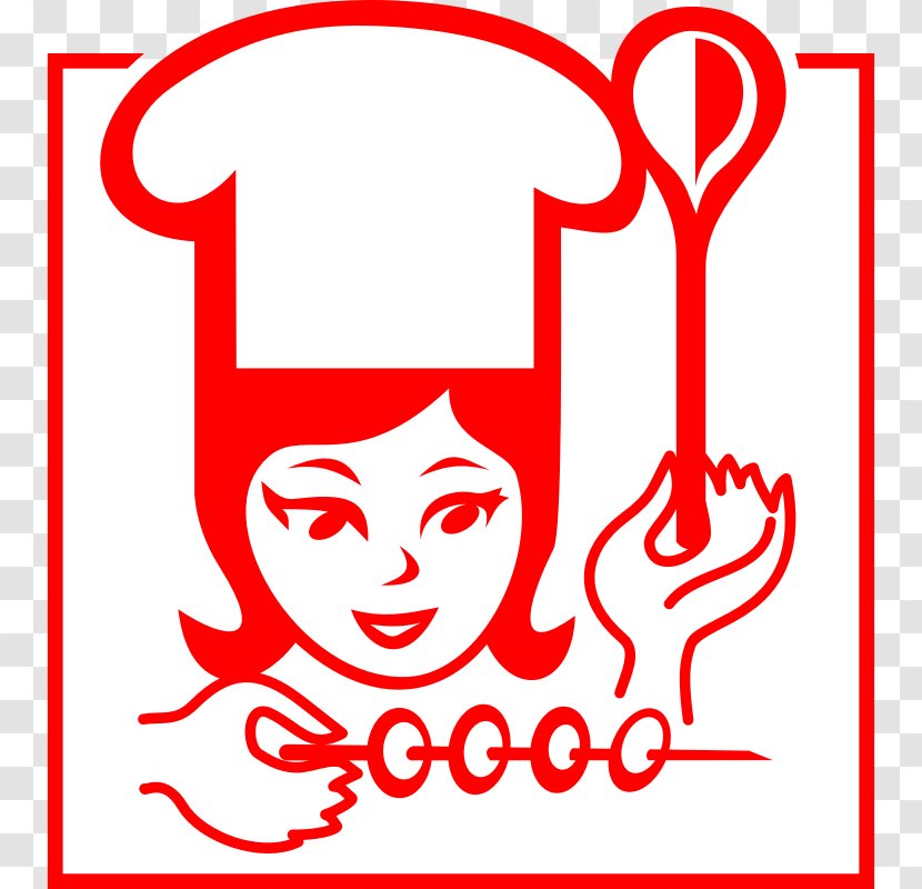 Female Cook Clip Art - Human Behavior - Chef Clipart Transparent PNG
