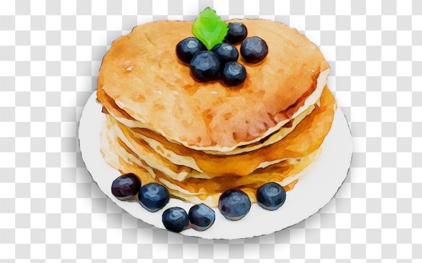 Dish Food Pancake Cuisine Breakfast - Meal - Blueberry Transparent PNG