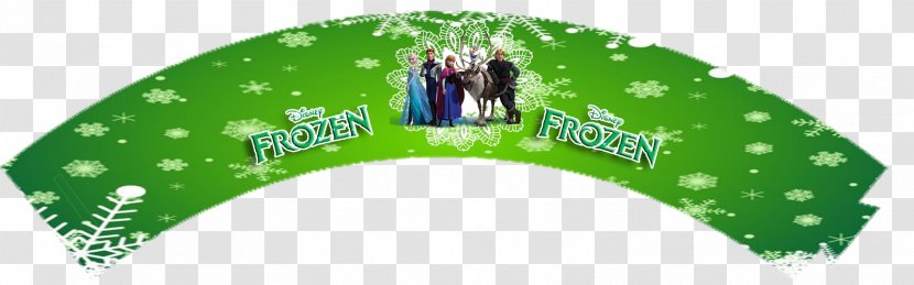 Frozen Film Series Cupcake Birthday Party Green - Fever Transparent PNG