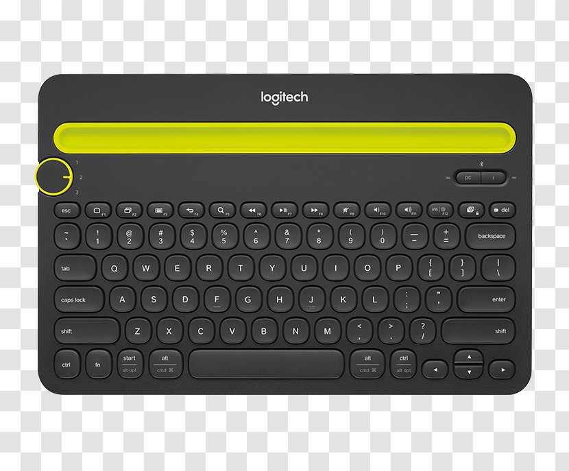 Computer Keyboard Tablet Computers Logitech Wireless Android - Combo Button Transparent PNG