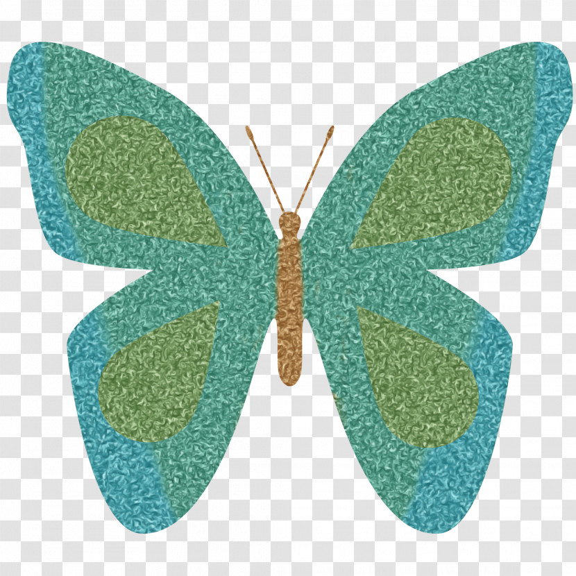 Butterfly Insect Turquoise Moths And Butterflies Aqua Transparent PNG