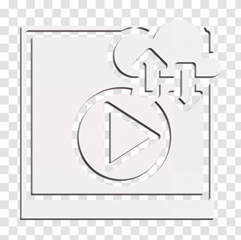 Cloud Computing Icon Digital Service Icon Video Icon Transparent PNG