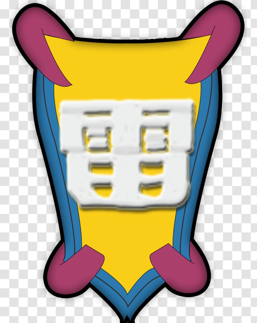 Character Line Clip Art - Yellow Transparent PNG