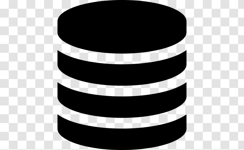 Database Font Awesome Web Server - Monochrome - Icon Transparent PNG