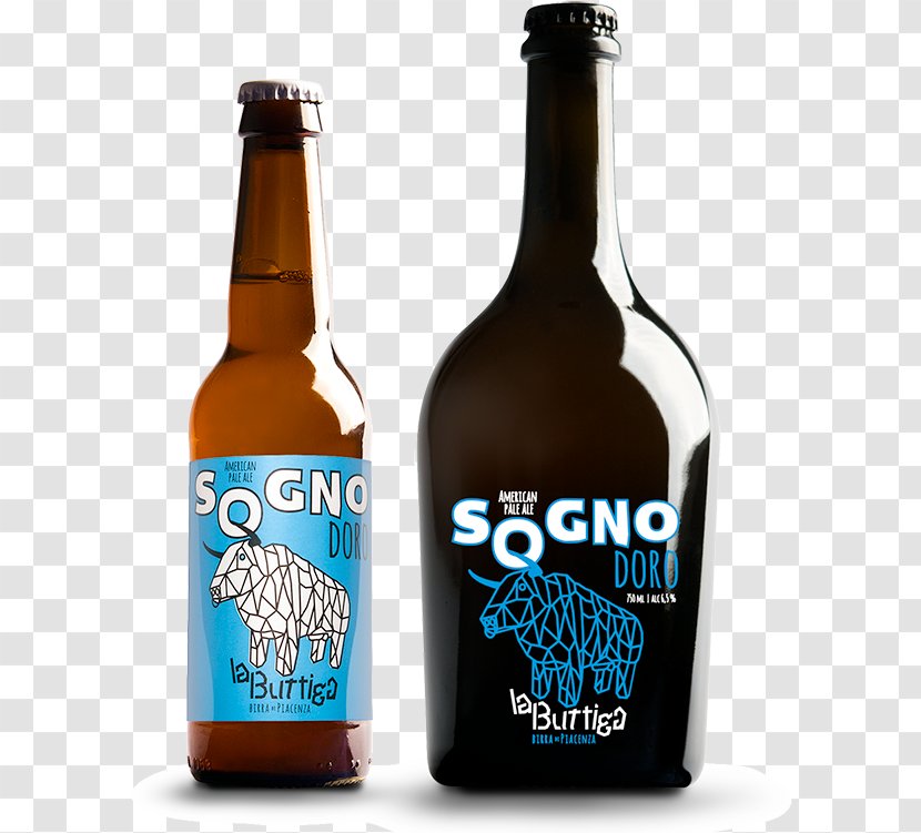 Beer Bottle Stout Ale La Buttiga Transparent PNG