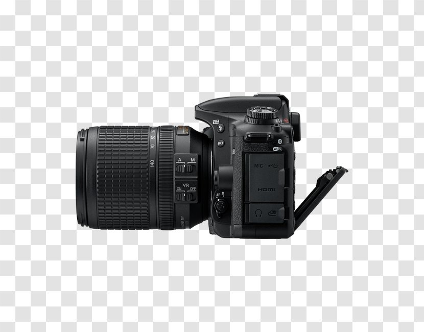 Nikon D500 AF-S DX Nikkor 18-140mm F/3.5-5.6G ED VR Format Digital SLR Camera - Lens Transparent PNG