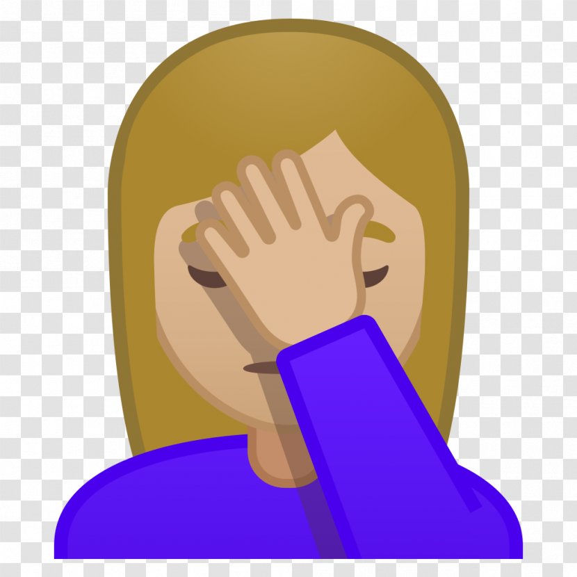 Facepalm Emoji Emoticon Gesture Clip Art - Slapping Transparent PNG