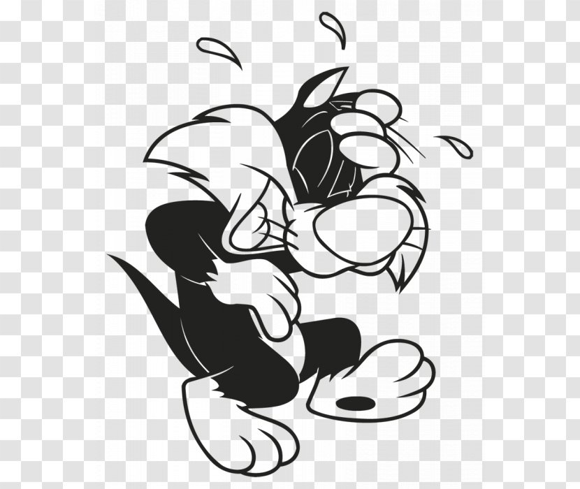 Sylvester Jr. Drawing Black And White Looney Tunes Clip Art - Frame - The Cat Jr Transparent PNG