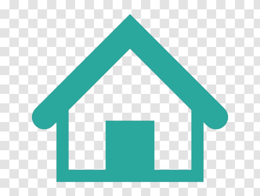 Image House Building - Turquoise - Symbol Download Transparent PNG