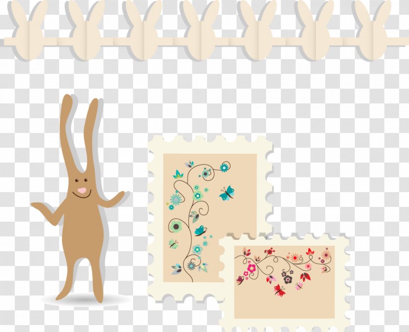 Easter Cartoon Background - Tree - Frame Transparent PNG