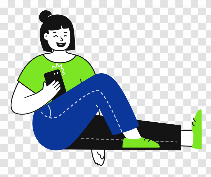 Sitting On Floor Sitting Woman Transparent PNG